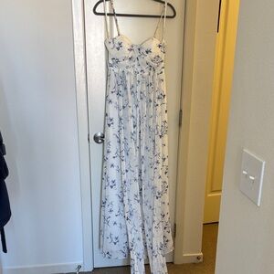 Birdy Grey Grace Convertible Dress - Blue Le Fleur Chiffon, no alterations